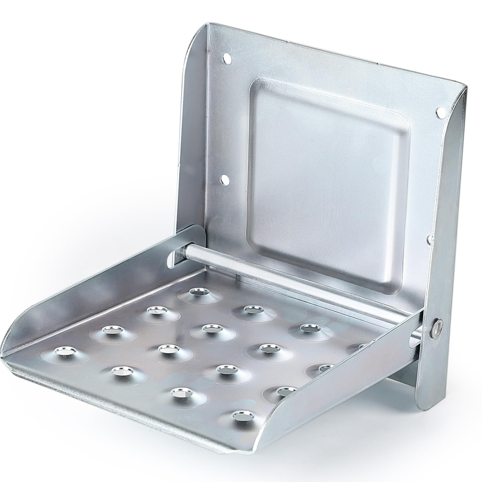 SWAWIS 1 Stück Klapptritt LKW Trittstufe Klappbar Klapptritt Verzinktes Stahlblech Trittstufe für Zubehör Van Wohnwagen Wohnmobile Anhänger Steighilfe Aufstiegshilfe bis 150 kg