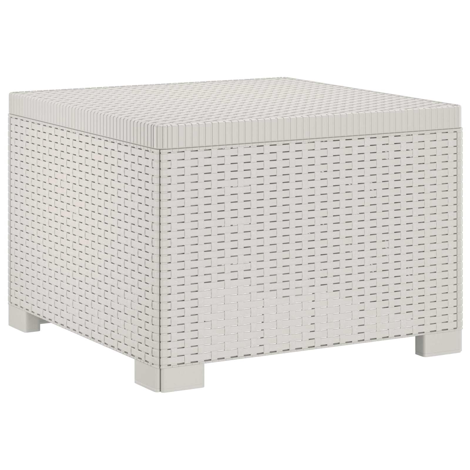 Fengshui 6-osobowa sofa ogrodowa z polipropylenu, biała
