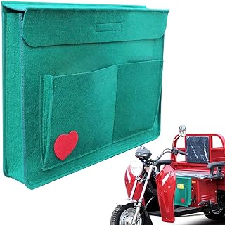 Bolsa de triciclo con correa, bolsa colgante de fieltro para triciclo,Bolsa de triciclo con correa - Bolsa de transporte de triciclo de fieltro a mano desmontable para triciclo, m
