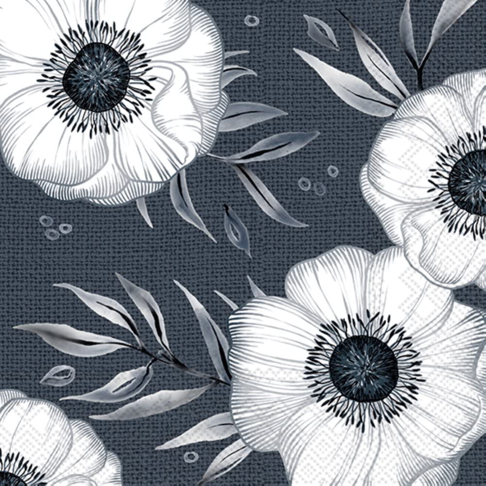 Papierservietten ARCTIC Ice Blue – 20 Stück, 33x33 Cm, Dreilagig, Nachhaltig