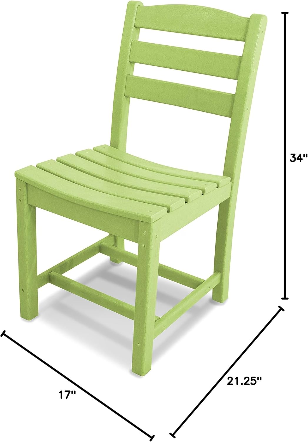 POLYWOOD® La Casa Café Dining Chair, Lime