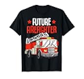 Future Firefighter Fireman Firefighting Boys Kids T-Shirt