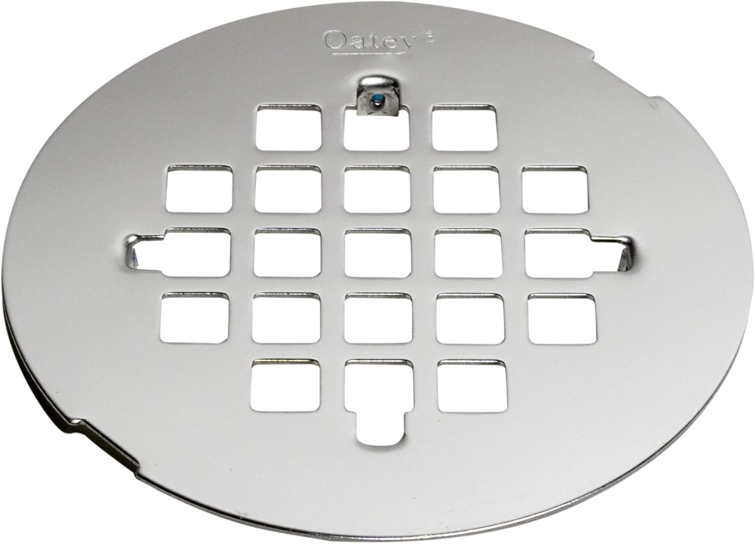 Oatey 42005 4-1/4-in Round Snap-Tite Strainer, Stainless Steel
