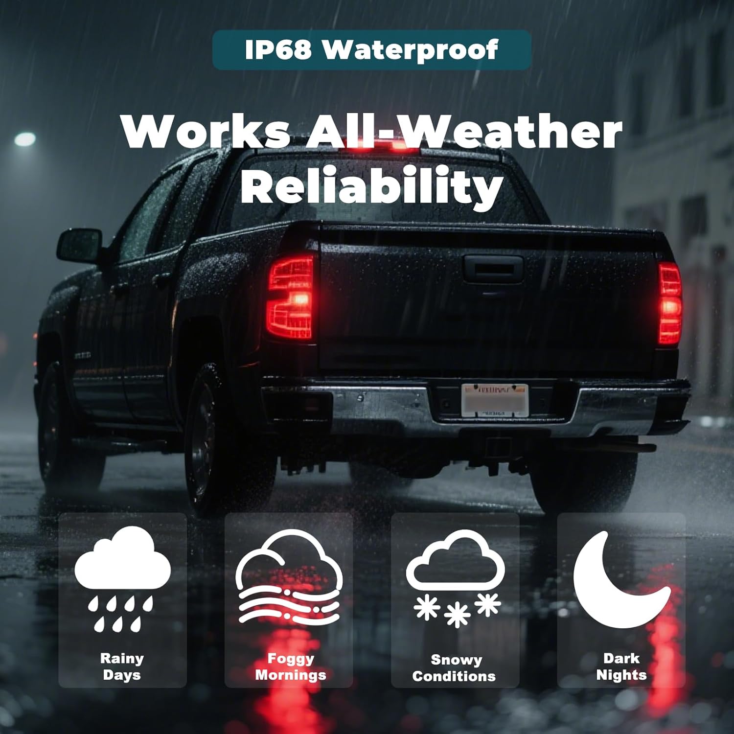 HD 170° Backup Camera for Chevy Silverado GMC Sierra 2016–2019, Compatible with 1500 2500 3500 | Replaces 84062896, 23363727