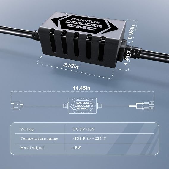 Hikari Conversion Kit Foglight Canbus Error Free Anti Flickering Resistor Decoder - H7