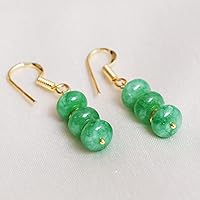 Vista 108 de Gempires Lightweight Beaded Earrings Handmade Gemstone Jewelry Hypoallergenic Gold Plated Dangling Earrings For Women