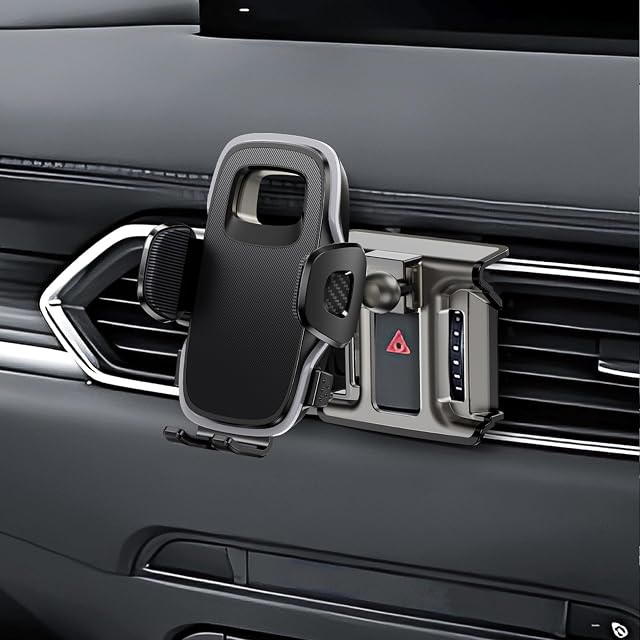 ELOHEI Phone Holder for Mazda CX5 with Custom Base Specifically Design Car Phone Mount for Mazda CX5 2017-2024