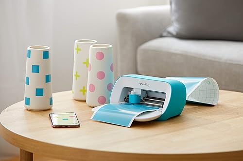 Miniatura 4 de Cricut Vinilo permanente inteligente (5.5 pulgadas x 18 pulgadas (3), muestra de elegancia metálica mate) para máquina Joy, corte sin alfombrilla