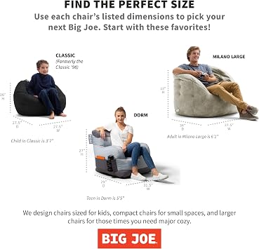 Big Joe Warp Stretch Spandex Bean Bag Chair