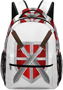 Amazon リュックサック 男の子 女の子 バックパック 学生 ランドセル 可愛いカバン 通学 旅行 リュック メンズ レディース 登山 遠足 ノートパソコン用pcバッグ 軽量 防水 多機能 シールドソードバトル Kimkilas リュックサック