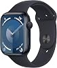 Apple Watch Series 9 [GPS 45mm] Smartwatch con Caja de Aluminio Medianoche y Correa Deportiva Medianoche M/L. Monitor de Actividad, Apps ECG, Pantalla Retina Always-On, Resistente al Agua 1