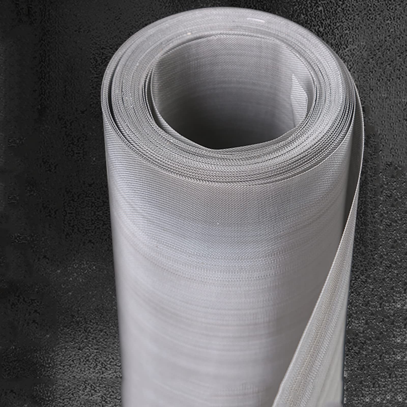LFFH Malla De Acero Inoxidable 316, 39.3 "X39.3 Pantalla De Malla Fina Malla 400/500 para Pantalla De Filtro Tela De Filtración Malla De Filtración,Plata,500mesh