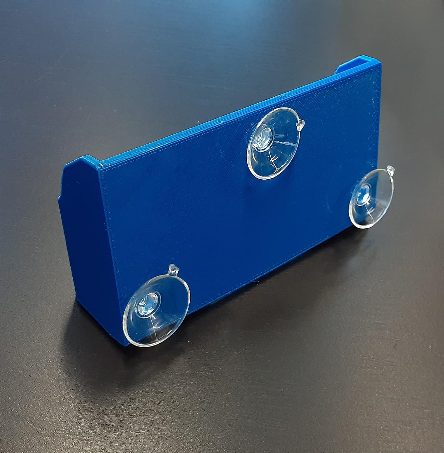 EZ Pass Holder for New EZ-Pass and I-Pass - Toll Transponder Holder - High Temp - 3 Point Mount (1 Pack) - Blue