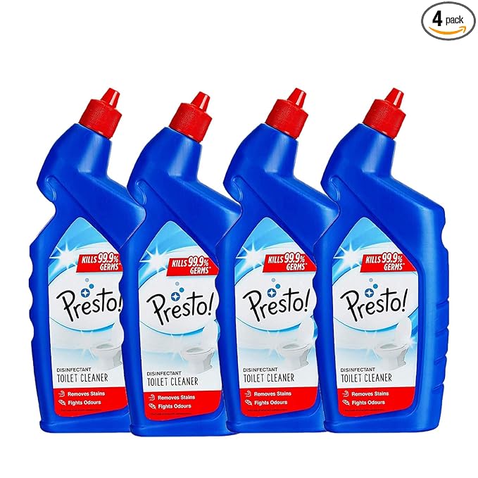Amazon Brand – Presto! Disinfectant Toilet Cleaner – 1 L (Pack of 4) at Rs. 339