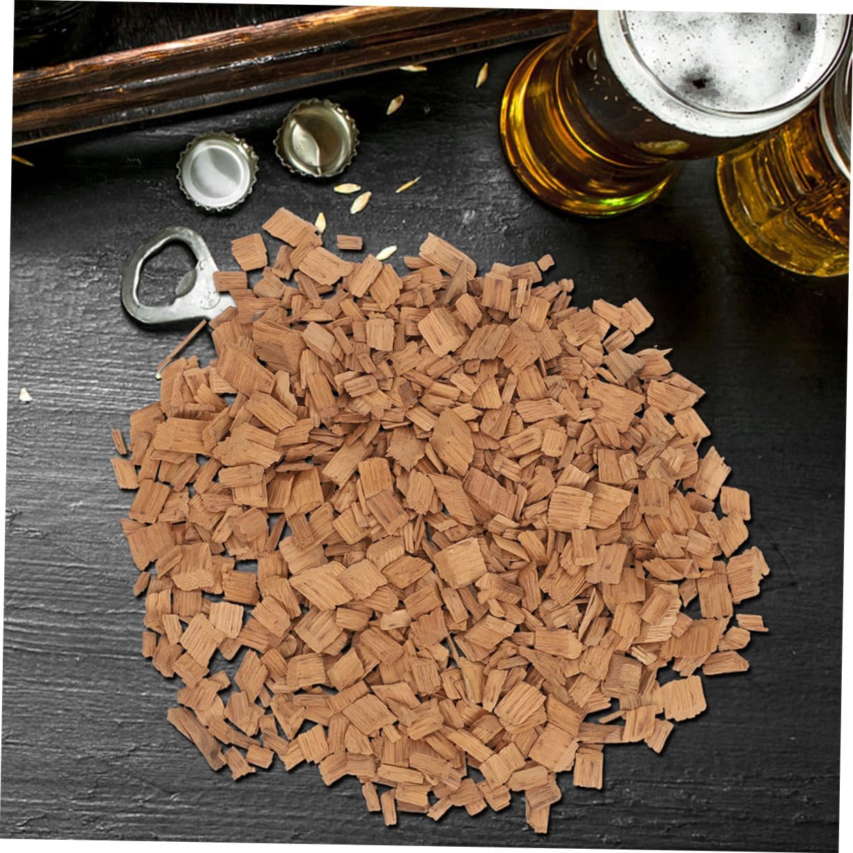 Garneck Enhance Wine Aroma Taste French Oak Brewing Chips Reusable Home Brewing Supplies for Diy Winemaking