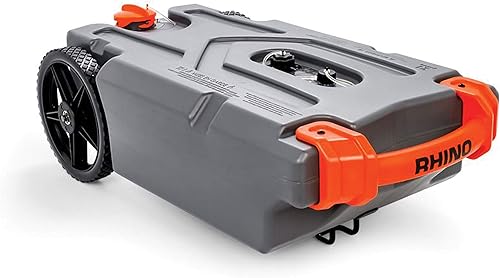 Miniatura 2 de Camco Rhino Tanque portátil para casa rodante  Transporta residuos de cámper o remolque  Soporte de manguera de alcantarillado Sidewinder y de 21