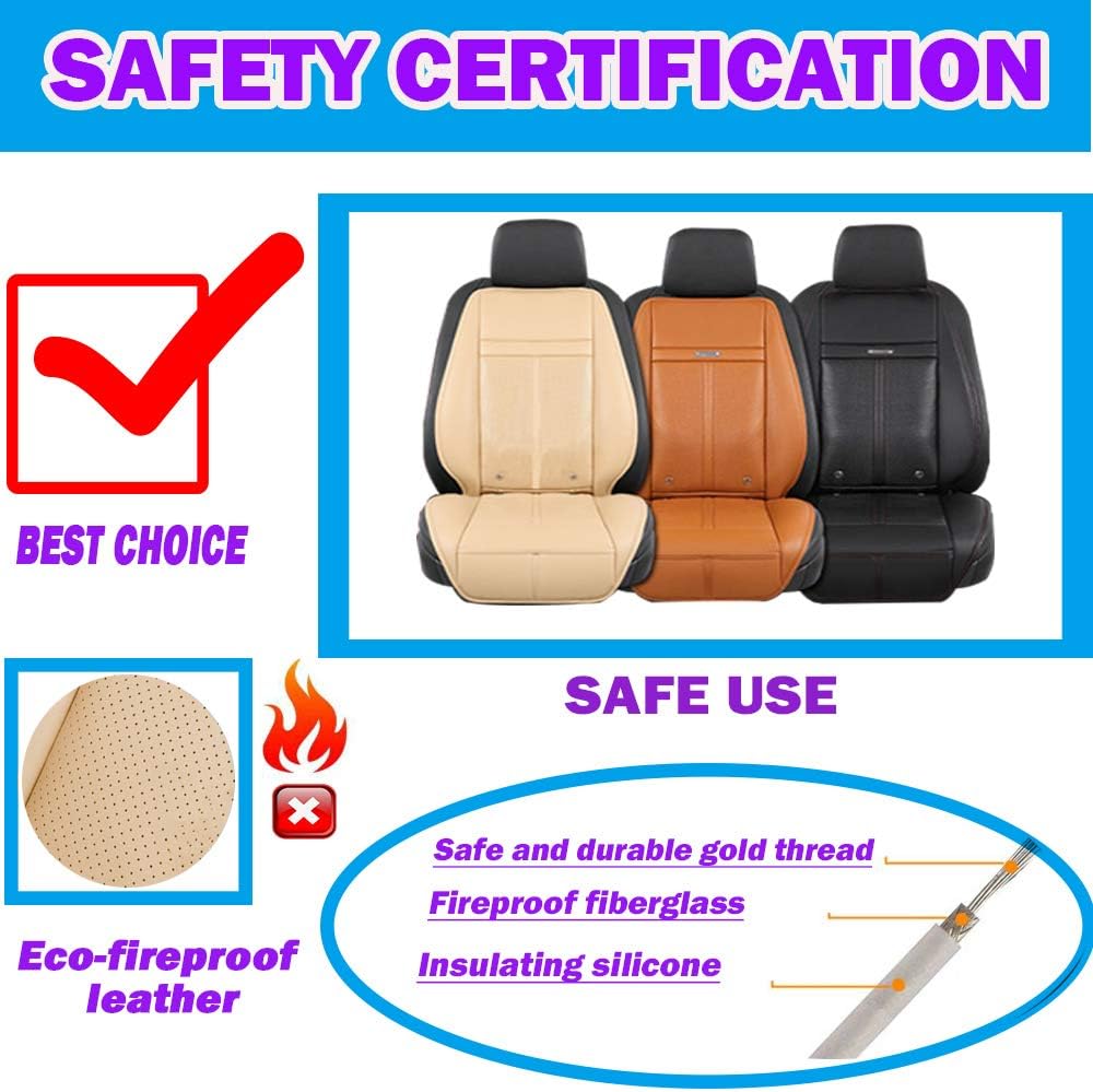 Heated and cooled seat covers