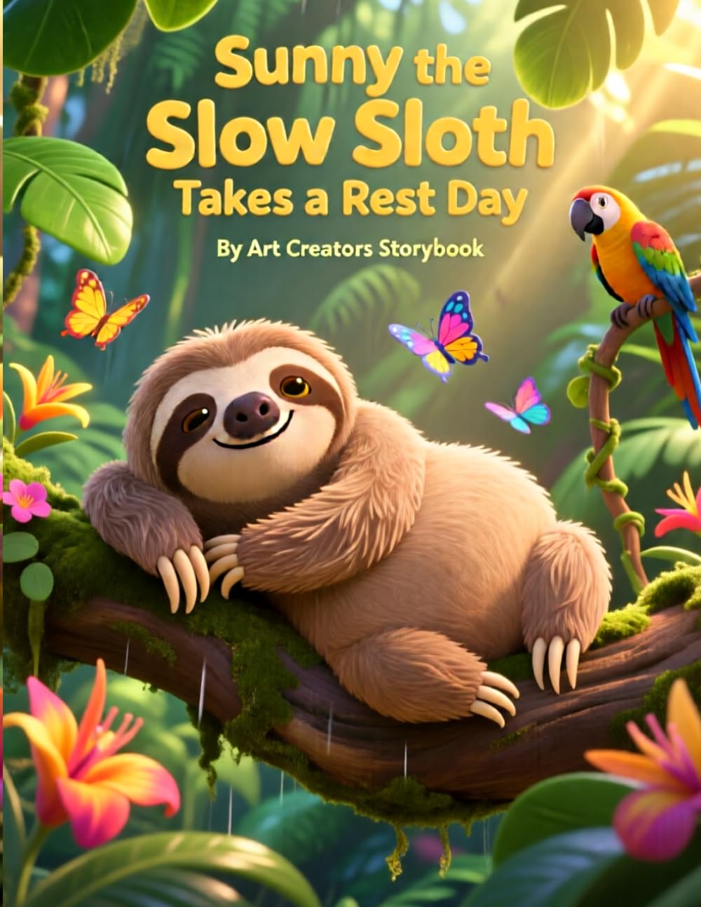 Sunny the Slow Sloth Takes a Rest Day: A Calming Children’s Story About Rest, Relaxation, and Taking Care of Your Body and Mind (Sunny the Slow Sloth Social-Emotional Learning Series)