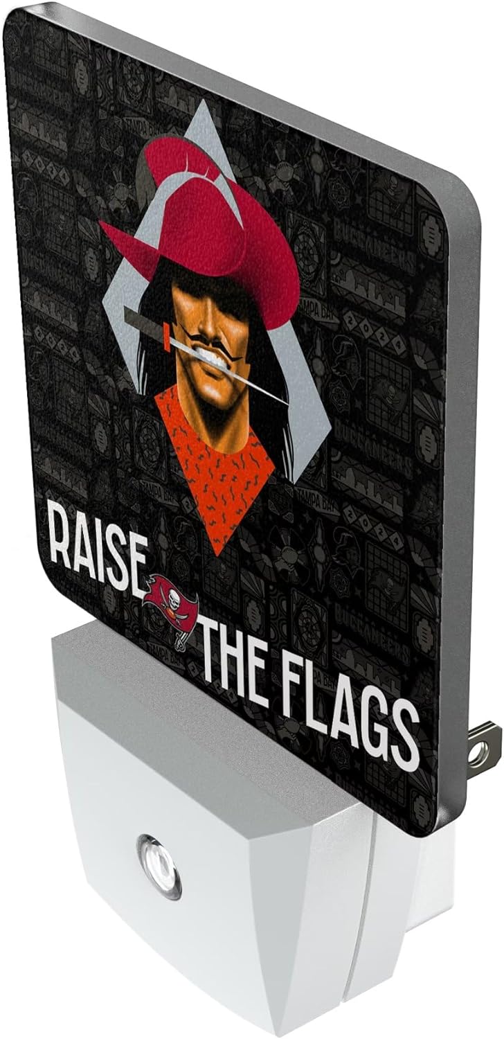 Keyscaper Tampa Bay Buccaneers 2024 Illustrated Limited Edition Nightlight Two-Pack