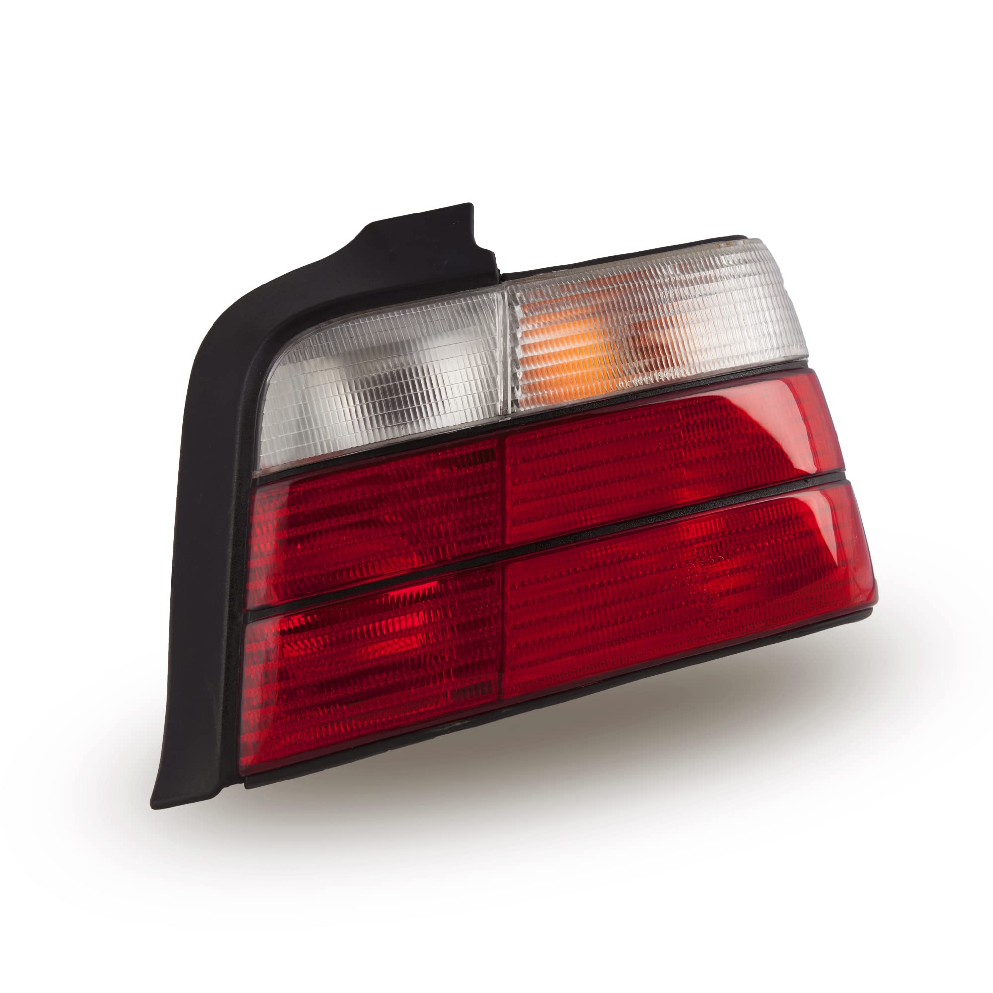 Luces traseras VR-1753 - Conjunto de luces traseras portalamparas coche (1 par, lado del conductor y del pasajero, aspecto deportivo, color rojo y blanco)