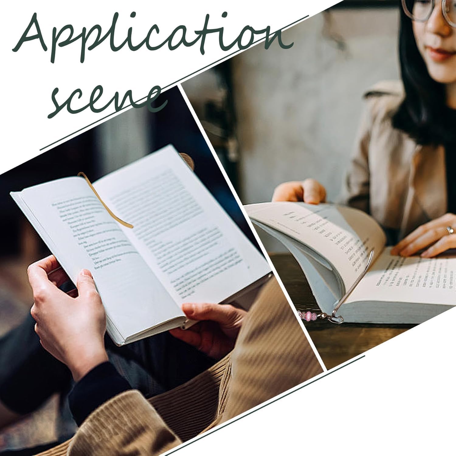 6Pcs Beadable Bookmarks DIY Metal Blank Beaded Bar, Beading Bookmark Bars Bulk for Beads for Book Lovers Student Teacher Office Supplies Craft Jewelry Pendant Charm Gift Birthday Present Silver - Image 6