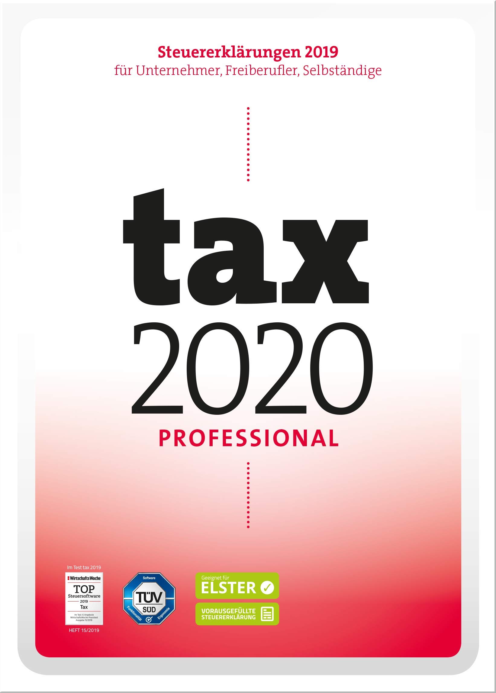 Tax 2020 Professional (für Steuerjahr 2019|PC Aktivierungscode per Email)