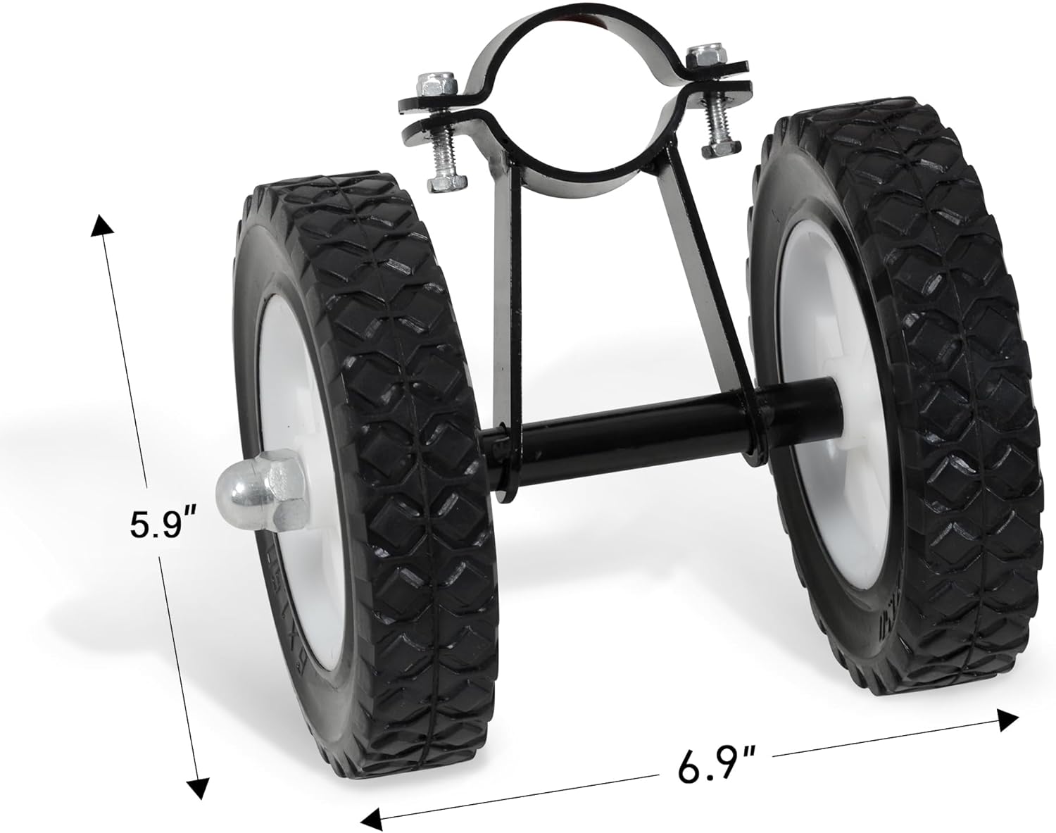 SUNCREAT Hammock Wheel Kit for Hammock Stand, Weather Resistant Portable Universal Stand Wheel for Outdoor Use, Black