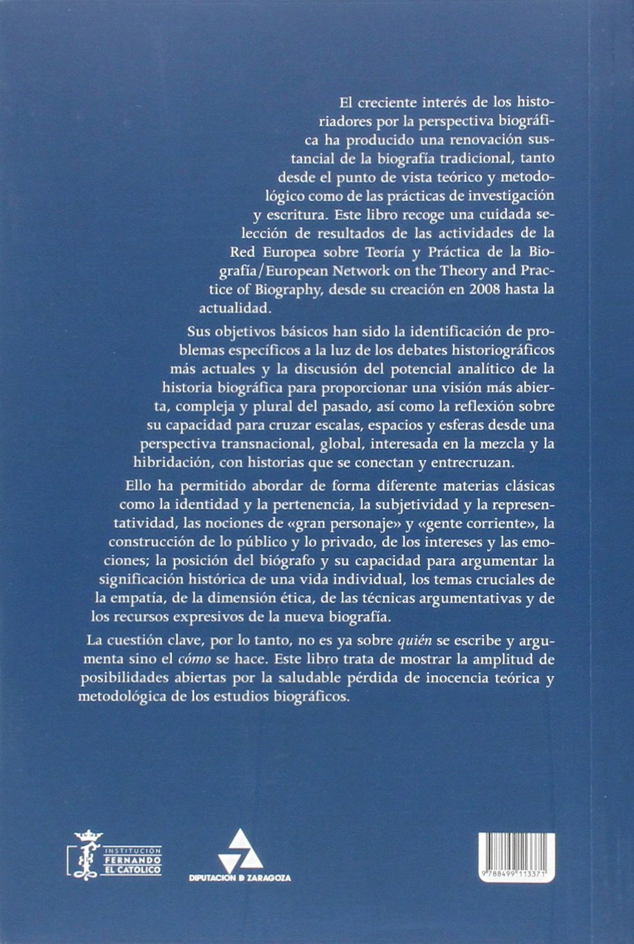 La historia biográfica en Europa (SIN COLECCION)