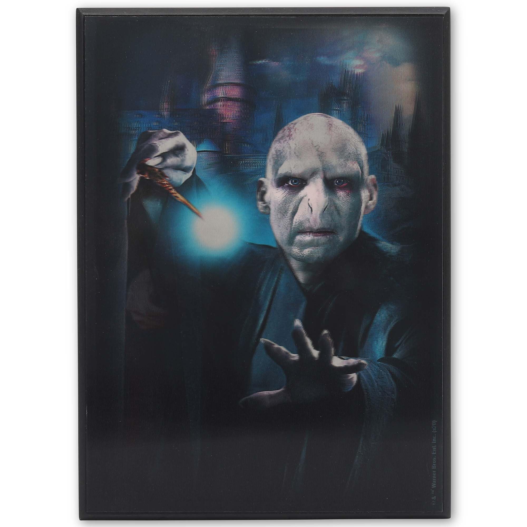 Open Road Brands Harry Potter 3D Wood Wall Decor - Vintage Harry Potter Picture Featuring Both Harry and Lord Voldemort
