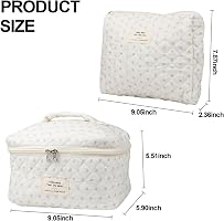 Nurawo Reise-Make-up-Tasche – Kosmetiktasche Mit Reißverschluss, Wasserdicht, Organizer Für Damen