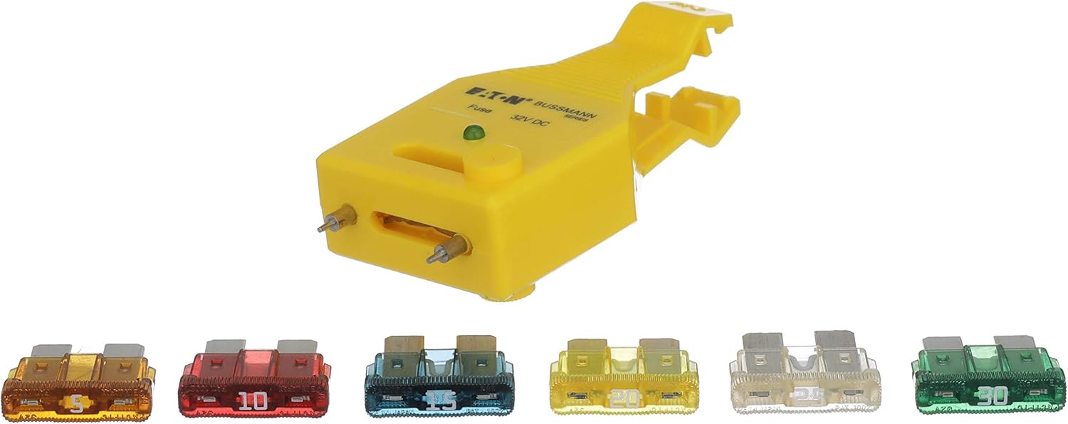 Seachoice ATC Fuse Value Pack, Contains 42 Assorted ATC Fuses and Tester, for Auto, Marine or Electronics Applications Up to 12V