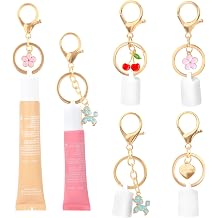 Lip Gloss Keychain for Summer Fridays 0.5 Oz Lip Balm keychain, lip gloss keychain, valentines day gifts（No Lip Balm）