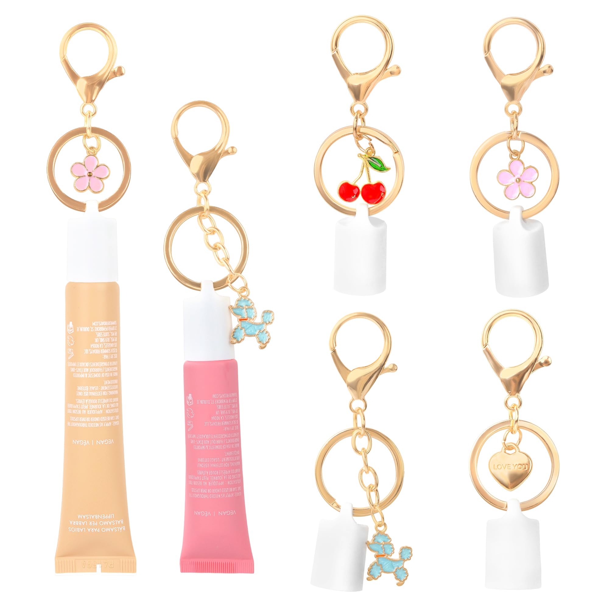 Lip Gloss Keychain for Summer Fridays 0 5 Oz Lip Balm keychain lip gloss keychain valentines day gifts