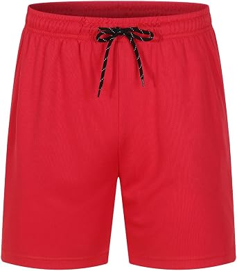 LCMTWX Mens Casual Shorts Boys Loose Fit Plain Color Smooth Board Sports Pants Mens Fitness Pants Summer Thin Loose Quick
