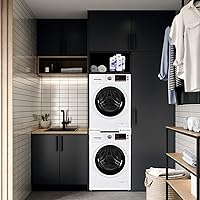 Vista 6 de Washer Dryer Stacking Kit, Universal Stacking Kit for Washer and Dryer, Adjustable 29"/28"/27"/26"/25"/24" Stackable Stacking Kit Replacement with