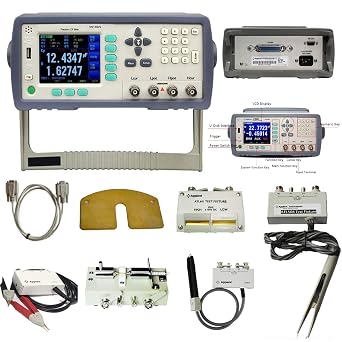 High Precision Digital LCR Meter Tester 10HZ to 300kHz Frequency Source Resistance 30 50 100 True Color TFT LCD LCR Meter Tester with Resolution 0.001Hz RS232C and Handler Interface