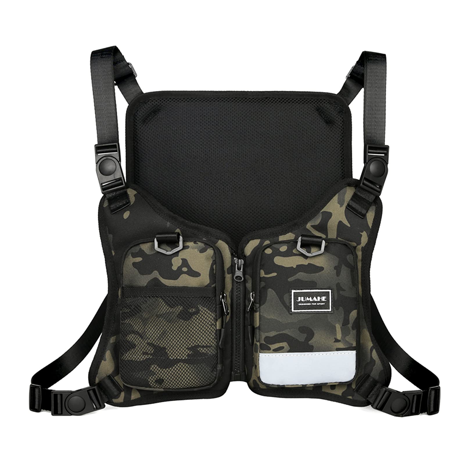 YEVHEV Chest Bag Casual Daypacks Vest Multipurpose Backpack for Running Exercise Hiking