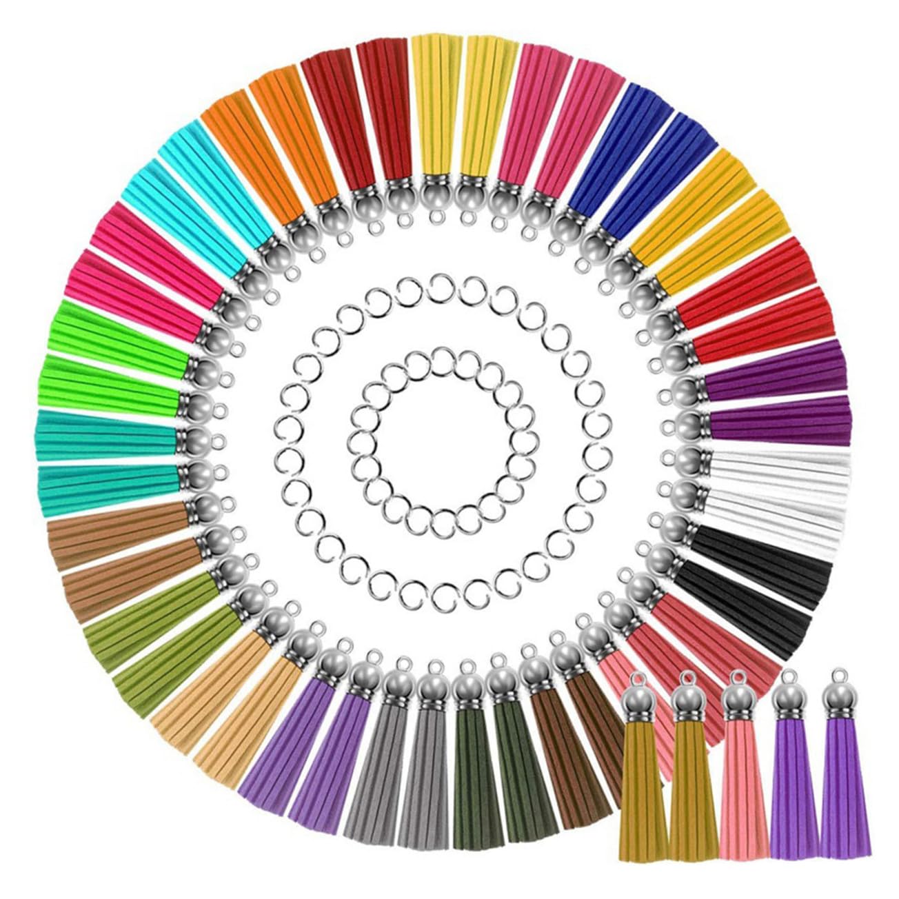 Glands cuir pour porte-clés DIY accessoires maroquinerie sac