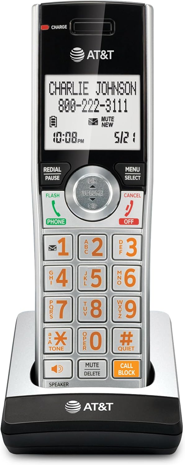 AT&T CL80107 Additional Handset for CL82x07, CL82x57,...