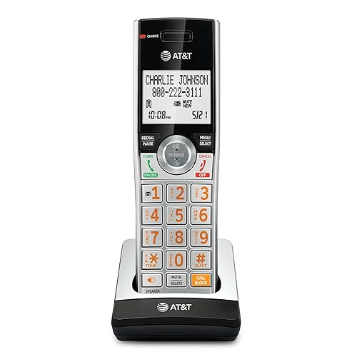 AT&T CL80107 Additional Handset for CL82x07, CL82x57, CL82x67, CL83x07, CL84x07 Series Cordless Phone