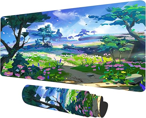 Miniatura 1 de MTG - Tapete de juego de bosque TCG, tapete de juego para MTG Landscape Trading Card, superficie de tela lisa, alfombrilla de mouse de batalla de