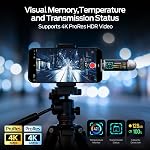 MOVE SPEED 128GB USB Driver avec l'affichage intelligent 1090MB/s USB 3.2 Gen2 et du type C SSD Mémoire Stick pour ProRes 4K Vidéo iPhone 17/16/15, Téléphone Android, Windows, Mac, Comprimé