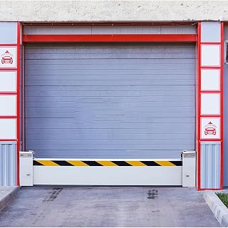 Flood Protection Barrier for Basement, Flood Barriers for Houses for Hurricane Prevention, Aluminum Water Baffle for Flooding Reusable(245x20cm/8x0.7ft)