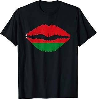 Belarusian Flag Lips Support Belarus 2020 T-Shirt