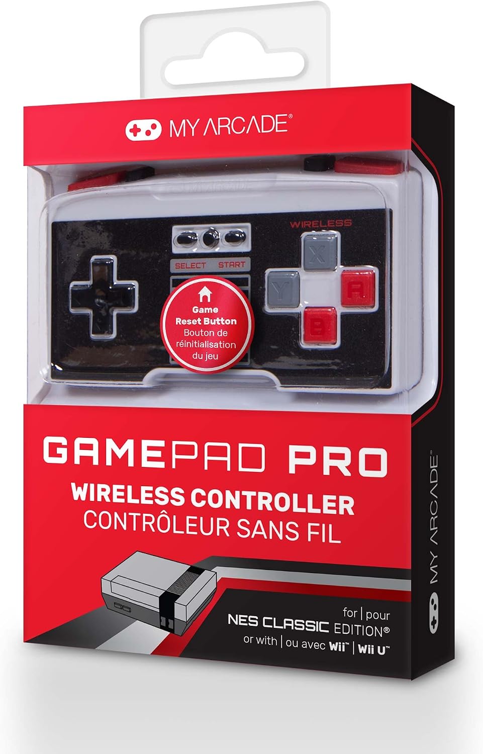 My Arcade GamePad Pro - Wireless, Advanced, Ergonomic Controller for the NES Classic Edition image 3