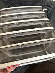 Amazon.com: Charmewooden 5 Drawer Desktop Storage with clear drawers ...