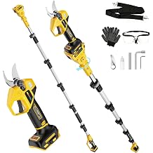 2-In-1 Electric Pruning Shears Set Compatible with Dewalt 20V Battery