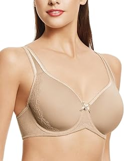 Women's Retro Chic Lightly Padded Full Coverage Underwire Bra, 853186