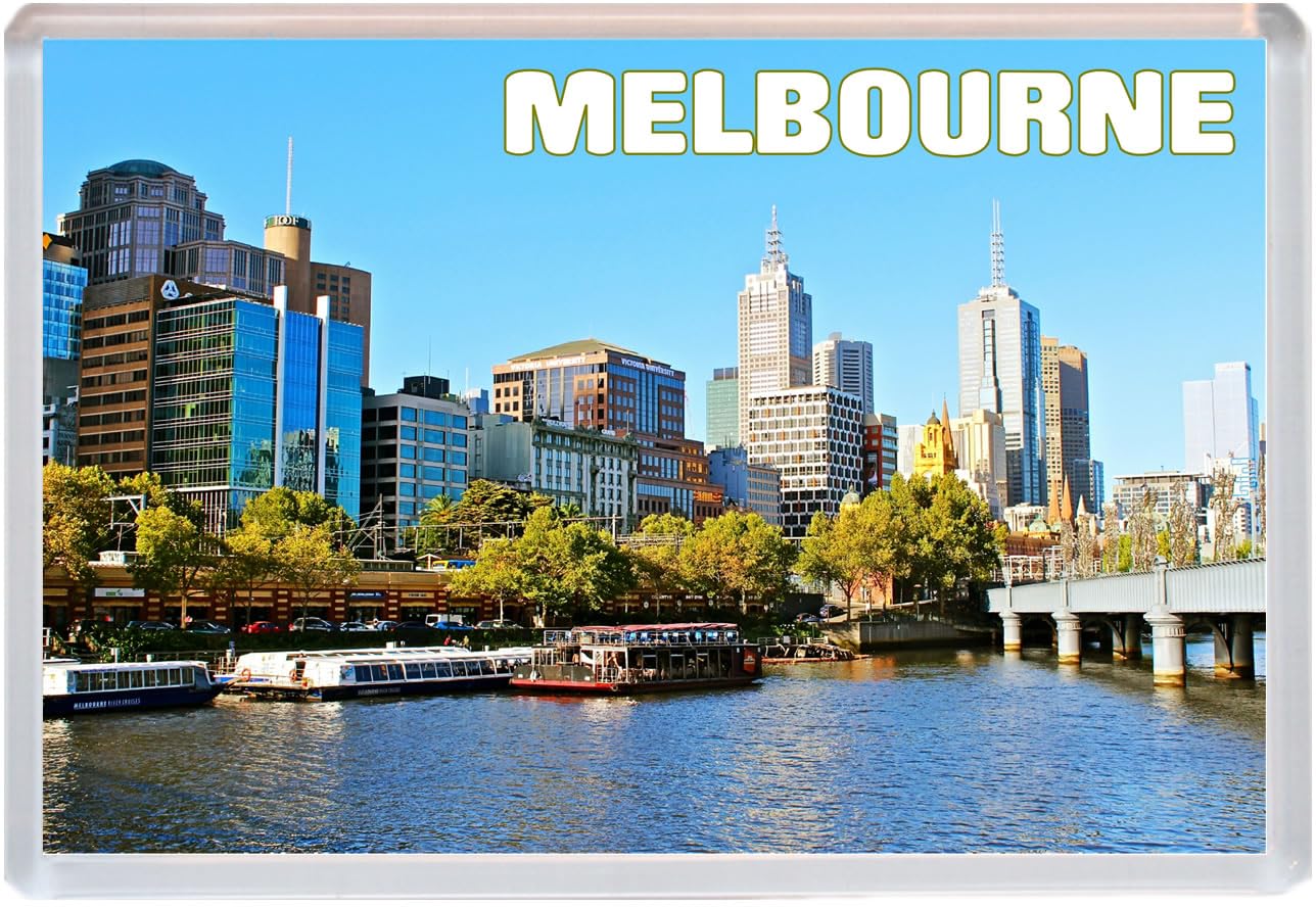 Baked Bean Store Multicolor Melbourne - Australia - Jumbo Fridge Magnet 96 X 67Mm Bbsfhm1649
