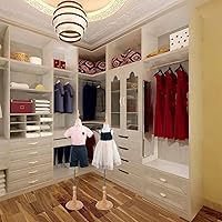 Vista 6 de Forma de vestido de maniquí infantil, forma de vestido ajustable para niña y niño para ropa, bufanda, ventana, exhibición de tiendas, 2-3 años